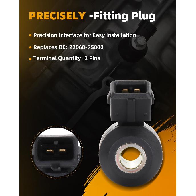 ROADFAR Knock Sensor Fits for Infiniti QX56,for Nissan Altima,Armada,Cube,Frontier,Maxima,NV200,Pathfinder,Quest,Sentra,Titan,Versa,Xterra 220607S000