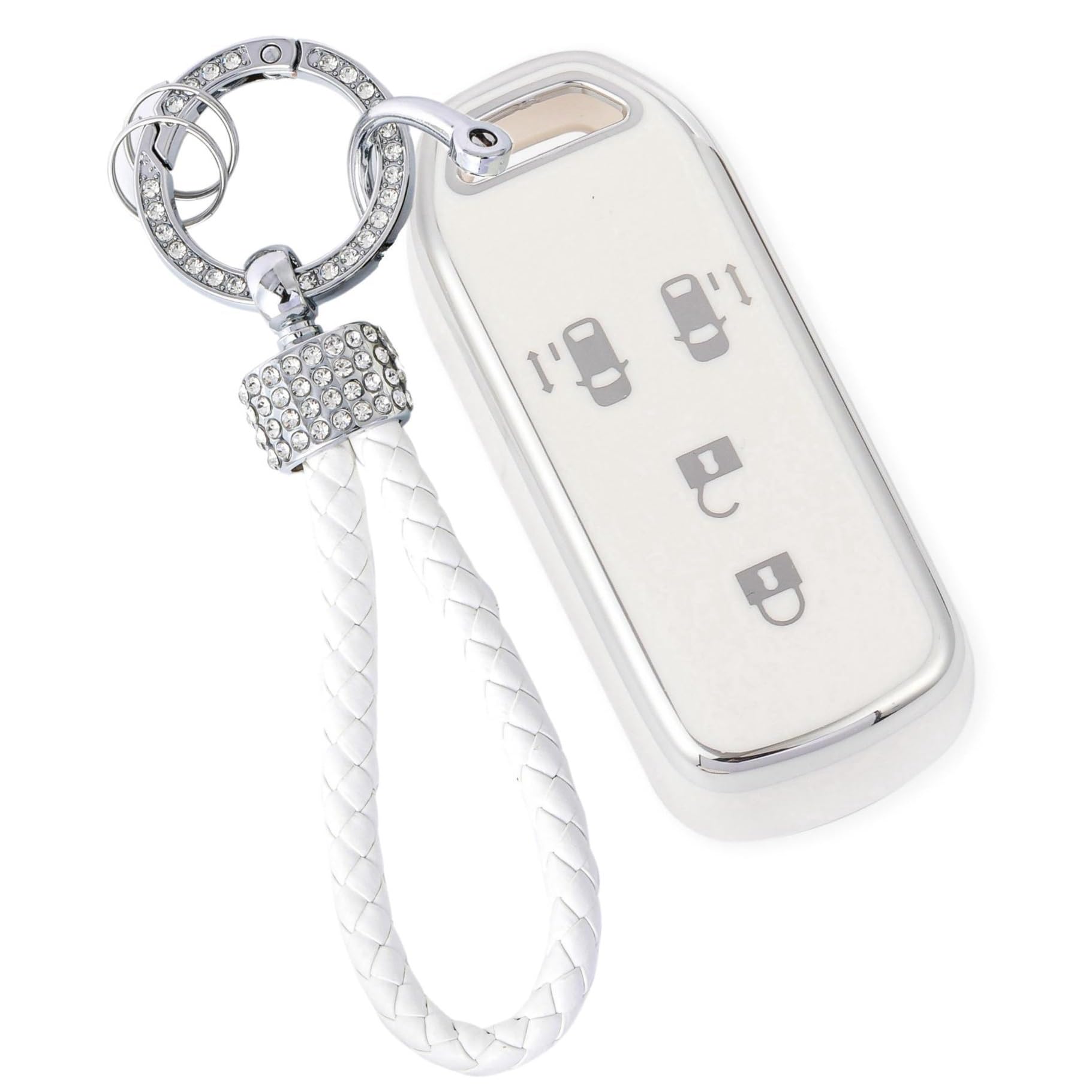 

[ZANEKO] Чехол для ключа N-BOX, совместимый с Honda N-BOX NBOX N-ONE N-WGN N-Wagon Smart Key Case NBOX Custom N-VAN JF1 JF2 JF3 JF4 Key Cover Lightweig