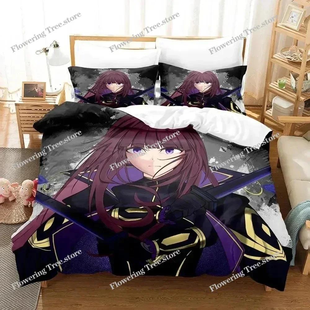 Anime Eminence In Shadow Bedding Set Duvet Cover Bed Set Quilt Cover Pillowcase Comforter King Queen Size Boys Adult Bedding Set