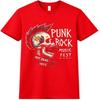 Punk Rock T Shirt Skull Music Festival Vintage Rock Band Graphic Tee