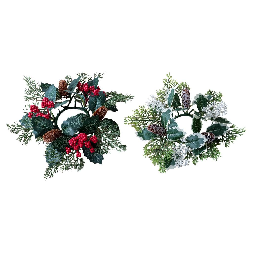 Candle Garland, Rings, Berries, Candle Rings, Wreaths, Candle Holders for The Dining Table