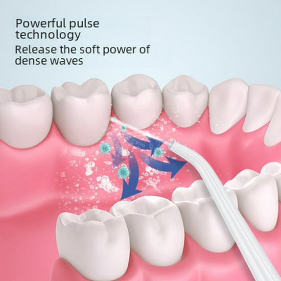 Portable Electric Water Flosser: Strong Pressure Dental Cleaner & Visual Tooth Washer for Effective Flossing and Tooth Cleaning