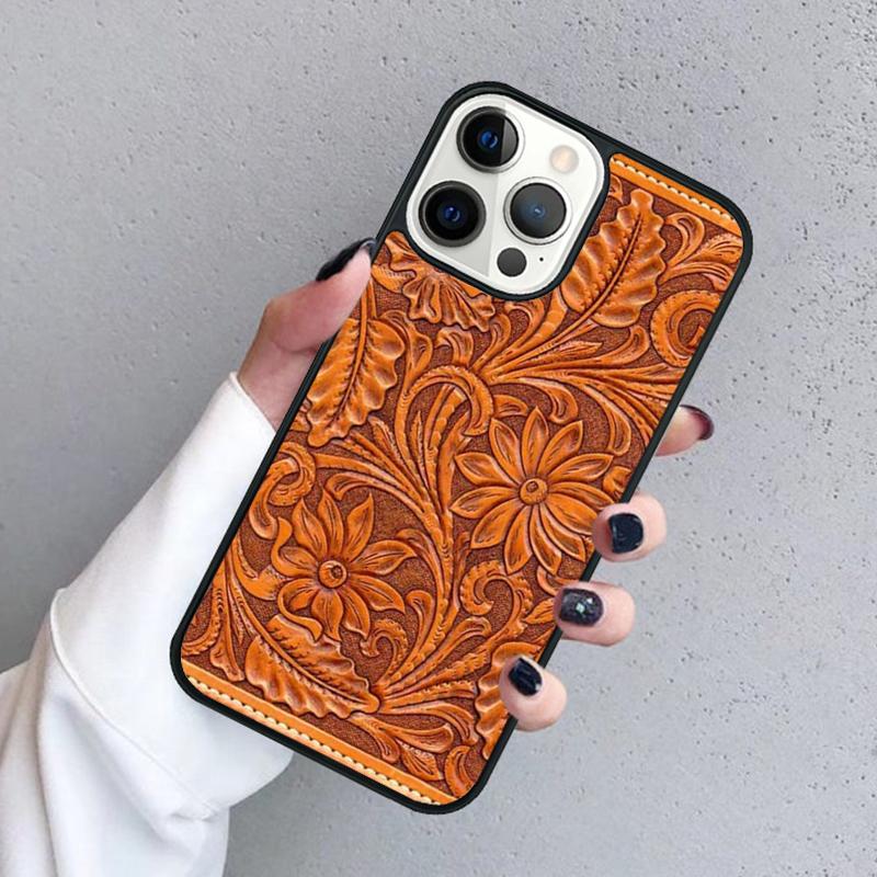 

Rustic Brown Western Country Leather Phone Case For iPhone 17 Air 15 16 11 12 13 14 Pro Max Cover For iPhone 17 Air Max Plus iPhone 13