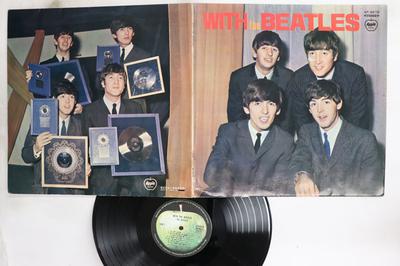 LP Record BEATLES  With The Beatles 2000yen Printed AP8678 APPLE 1969 Japan Rock Used