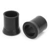 100pcs Black White Cigarette Pipe Disposable Tips Pipe Mouthpiece Stem Rubber Bits(#2)