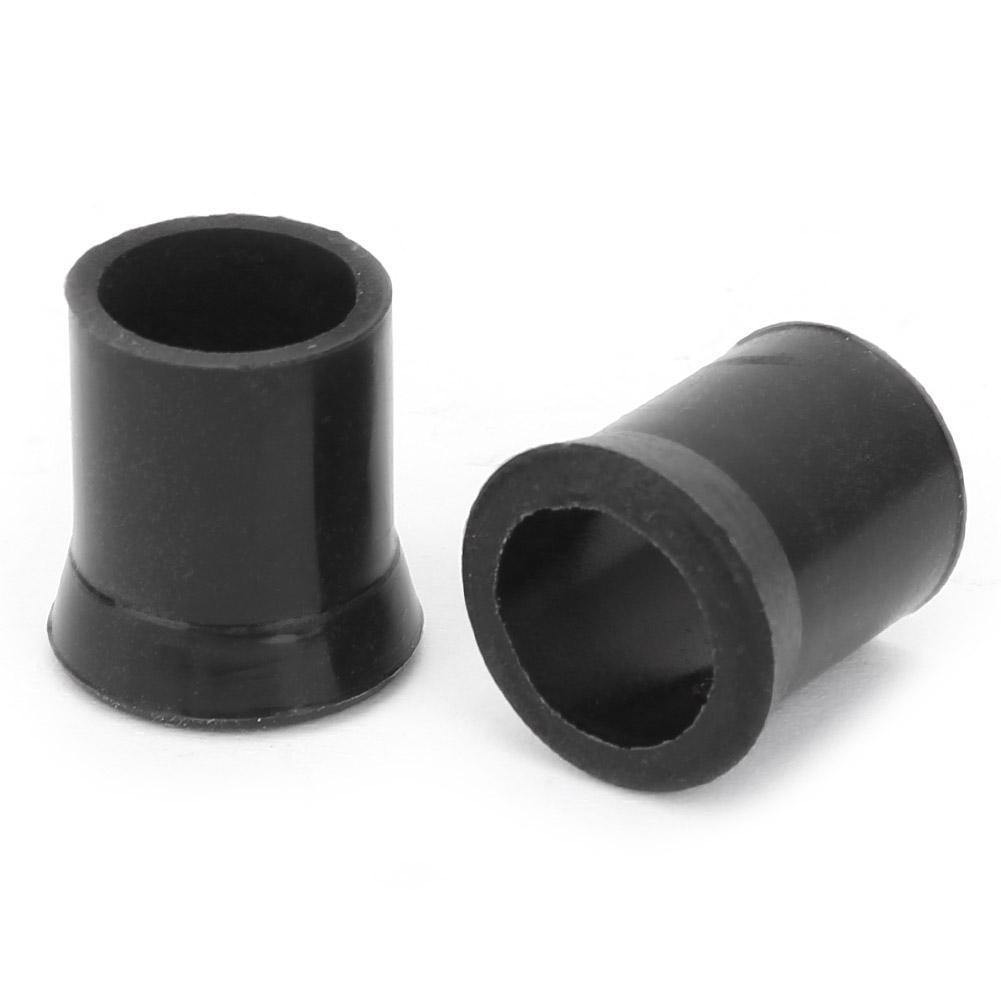 100pcs Black White Cigarette Pipe Disposable Tips Pipe Mouthpiece Stem Rubber Bits(#2)