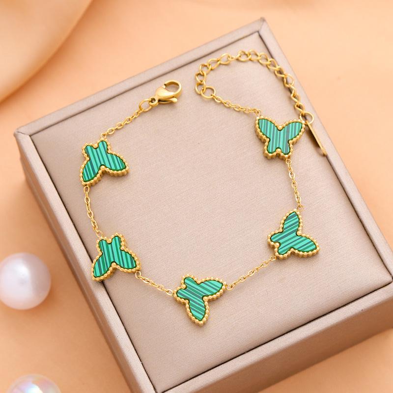 Elegantes Damenarmband aus Titanstahl - Stilvolles High-End-Design, Leichter Luxus, Vielseitiges Modeaccessoire