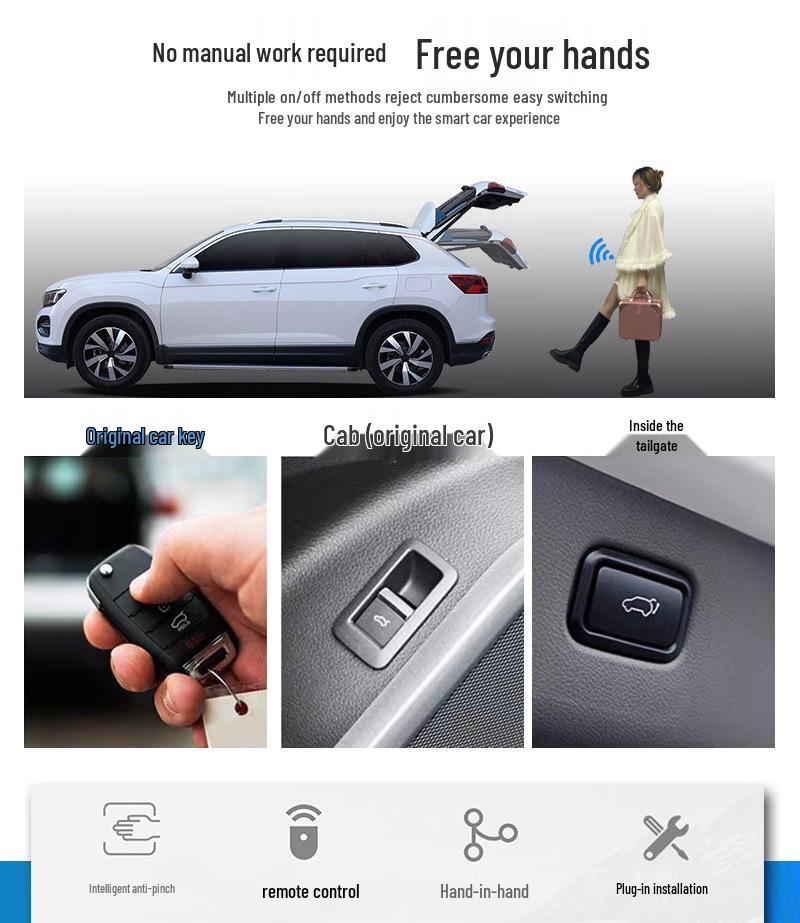 Roewe RX5 Max EI5 Car Smart Anti-Pinch Electric Tailgate Accessories