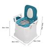 Commode for Adults Anti Slip Soft Padded High Load Capacity Commode Toilet with Garbage Bag