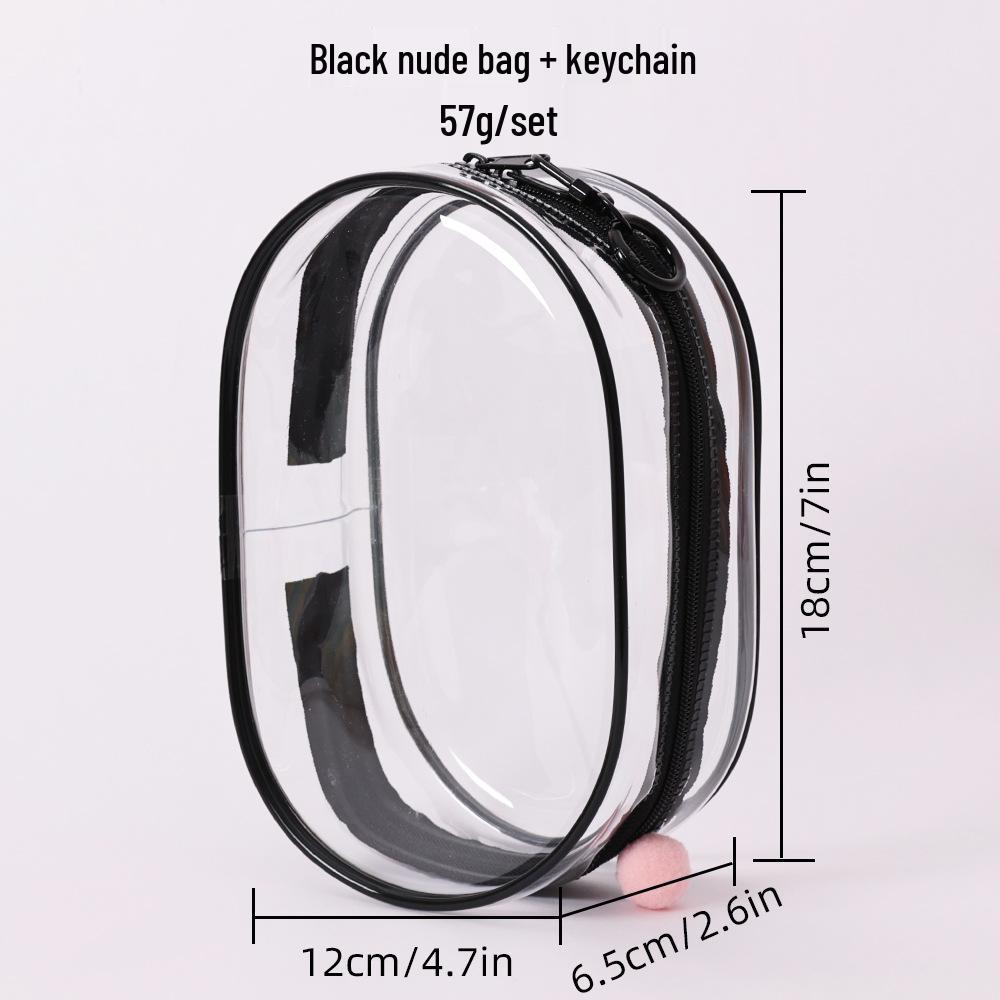 18cm High-Transparency Vinyl Doll Case - Multicolor Stroller Bag with Hanging Option for Anime Collectibles