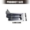 Embedded 2 Slot Battery Case with Flip Cover for Easy Battery Replacement and Switches for Battery in Electronics Projects
