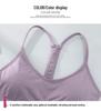 Shockproof Plus Size Quick-Dry Wireless Sports Bra with Beautiful Back Design
