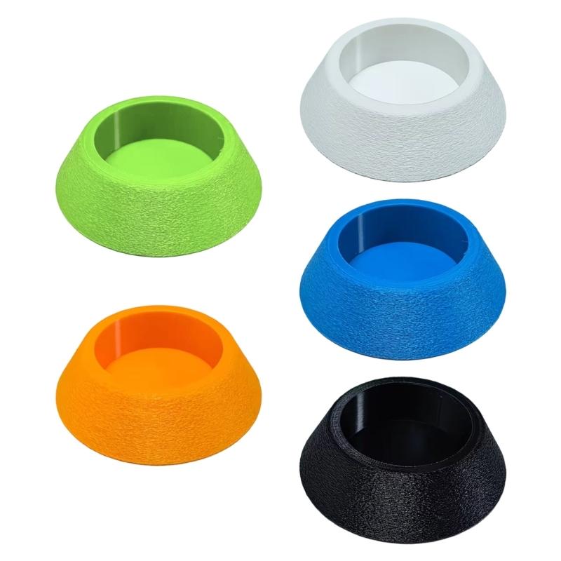 Portable Gas Canister Support Base, Wide Stand with Inner Seat for Camp Cooking Storage and Temporary Placement