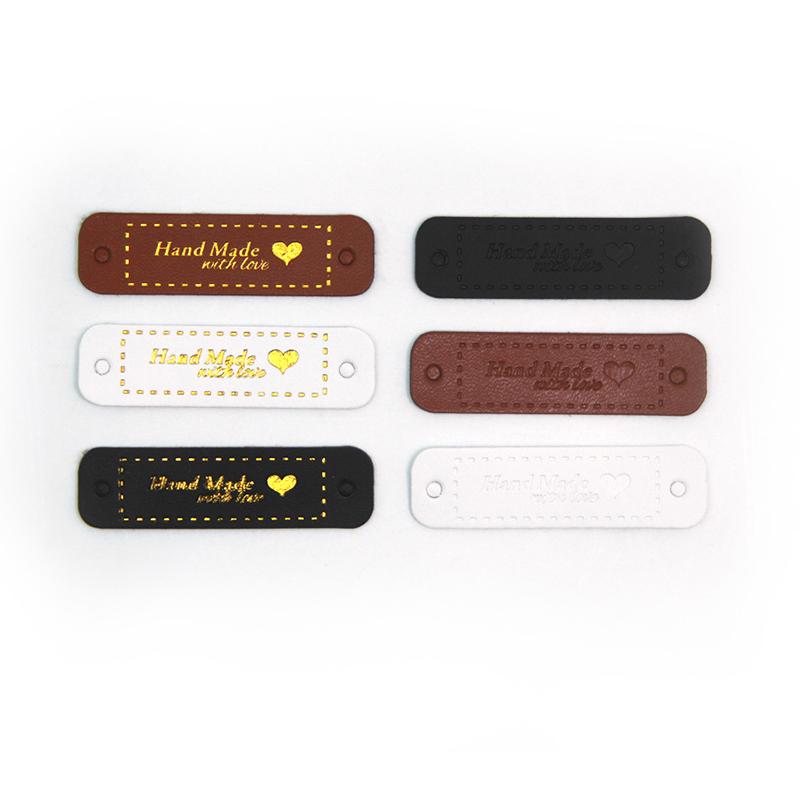 10 STÜCK/PACKUNG Geschenkverpackungszubehör DIY Aufbewahrung Kleidung Heißgeprägte Hängeetiketten Klassifizierungsetiketten