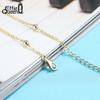 Effie Queen Trendy 925 Sterling Silver Anklet Satellite Link Chain Anklet Bracelet Summer Jewelry Wear Daily Foot Barefoot SA05