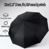 Umbrelă Mega Manuală cu 10 Bale 130cm/51.18": Cadru ranforsat, Rezistență extremă la vânt și apă