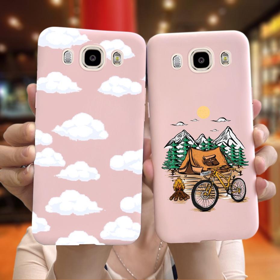 Soft TPU Case For Samsung J7 J5 J3 2016 Phone Case Flower Printed Silicone Cute Back Cover For Samsung Galaxy J3 J5 7 2016 Funda