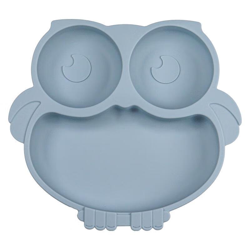 Minai Baby Owl Silicone Divided Suction Plate