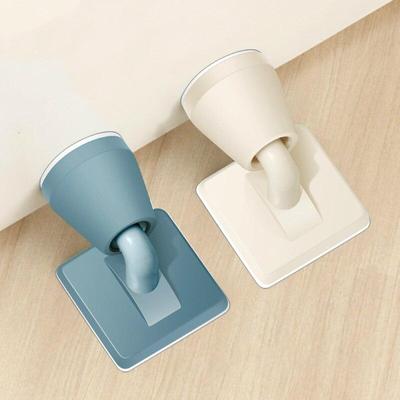 1 Pc Non-punch Silicone Mute Door Stopper Touch Toilet Wall Absorption Door Plug Anti-bump Door Holder Gear Gate Resistance