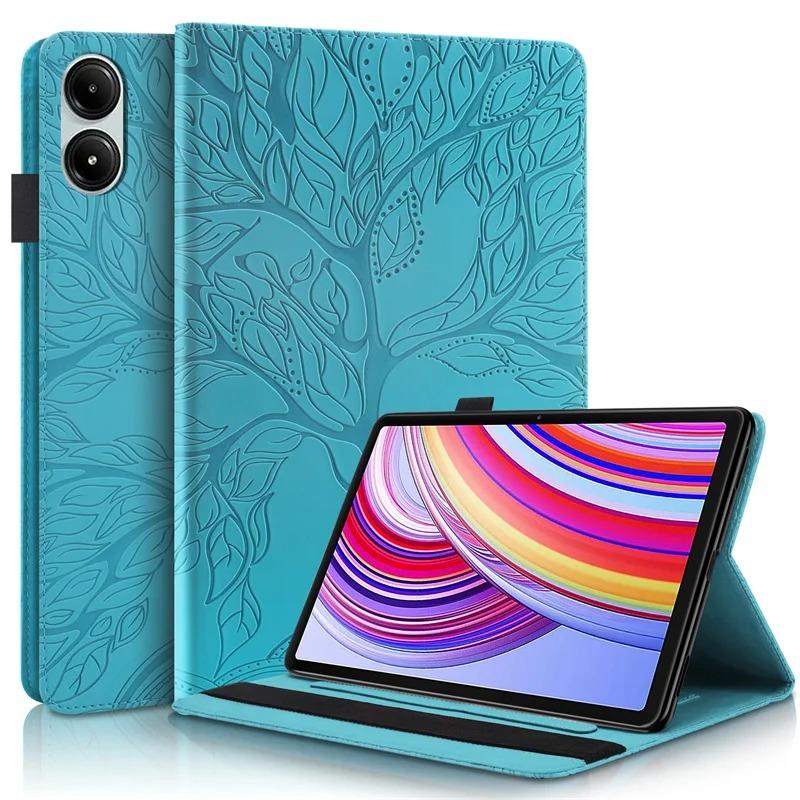 

Funda For Xiaomi Redmi Pad 2 Case 11 2025 Shockproof Embossed Tree Funda For Redmi Pad 2 2025 Cover 11inch Tablet +Stylus Pen For RedmiPad2 11 синий