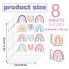 Rainbow wall sticker PVC cartoon cute dream kindergarten sticker bedroom children's room decoration self-adhesive wall sticker