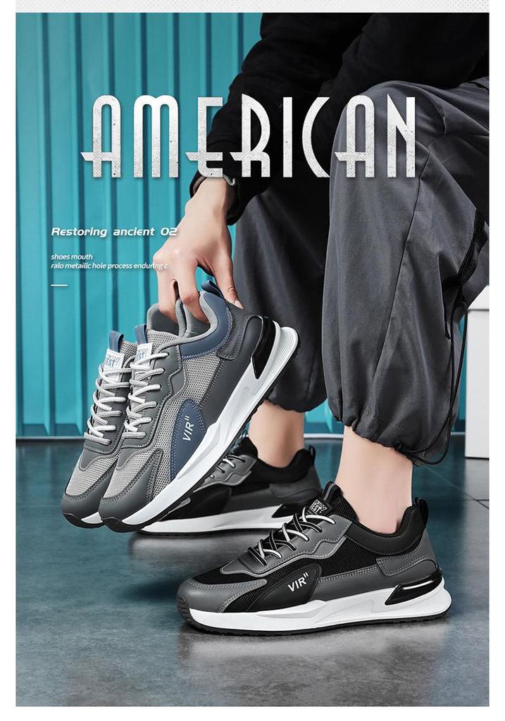 Men's Trendy 2026 Casual Low-Top Running Shoes - Comfortable & Versatile