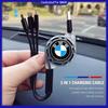 MQRE3 80% New Car Interior Phone Data Cable 3 In 1 Retractable Charging Wire For BMW G30 G32 G01 G02 G05 G06 G07 G26 G23 G22 F40 F20