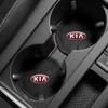 1/2 Stück Auto Getränkehalter Pad Leder Schlitz Rutschfeste Untersetzermatte Auto Styling Für KIA Rio Ceed Sportage Cerato Soul Sorento Flip R K2 K3 K5 k6 K7 K8 Soul