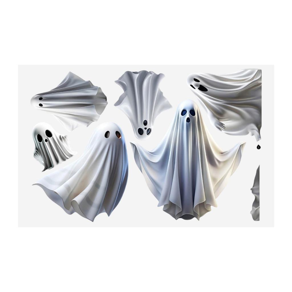 Halloween Decoration, Funny Window Stickers, Mall Decoration, Static Stickers