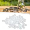 Round Coin Holders Clear Reusable Protect 100pcs Display Set Capsules Case