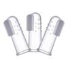 2Pcs Baby Infant Toothbrush Silicone Finger Cot Cover Tongue Cleaning Brush