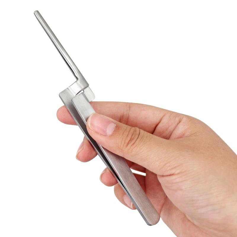 Dental Occlusal Paper Tweezers Straight Bite Articulating Paper Holder Serrated Plier Forcep Tool Stainless Steel
