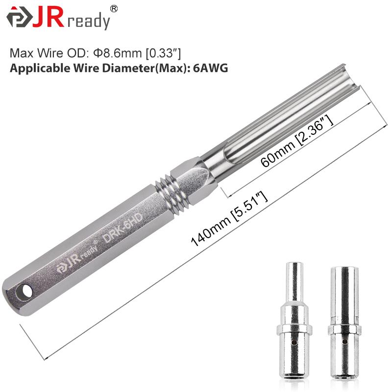 JRready Pin Extractor Tool For Solid/Stamped Contacts Terminal Removal Instrument For Deutsch Connector DT/DTM/DTP/HDP/DRC ,RT1B