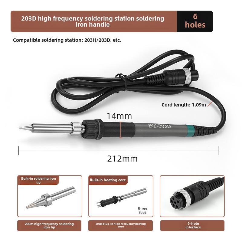 936 Adjustable Temperature Soldering Station Handle with 1321/1322 Metal Heating Core