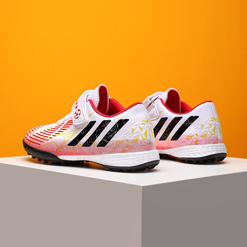 Children's Football Shoes Boys' and Boys' Men's Indoor Velcro Boys' and Children's Student Sneakers Broken Nails Training Shoes