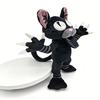 Yousheng Forest Black Cat Plush Toy Cute Stuffed Animal for Kids Adults Huggable Doll with Expressive Pose Home Decor Photography