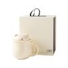 OLOEY Lucky Cat Ceramic Tea Infuser Cup