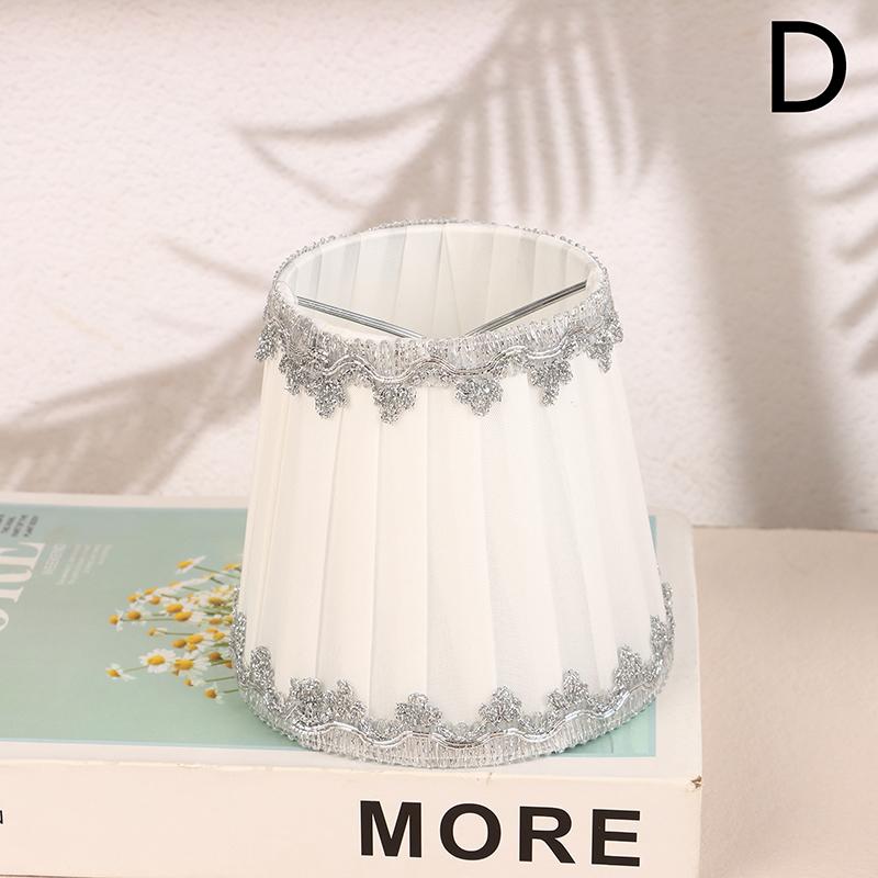 Dia 12Cm Modern Style Chandelier Fabric Lamp Shade Clip On Mini Wall Lamp Shade Hotel Bedroom Bedside Floor Lamp Shell Cover