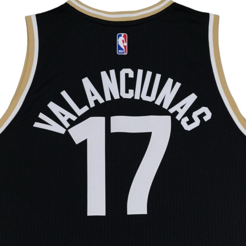 adidas X NBA Kooperation Swingman Fan Edition Toronto Raptors Valanciunas Saison 2015-16 V-Ausschnitt Ärmelloses Basketballtrikot Unisex Trikot AL7143