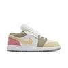 Air Jordan 1 Low SE GS Pastel Grind Low-top Retro Sneakers DJ0341-100