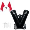 Anti-Falling Design Double Flag Holder V Shape Flag Pole Bracket