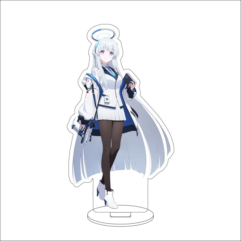 16CM Anime Blue Archive The Animation  Cosplay Acrylic Stand Ornaments Okusora Ayane Sorasaki Hina Figure Stand Halloween Gifts