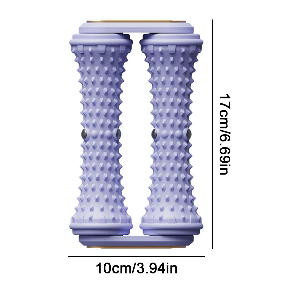 Foot Massage Roller Foot Massage Hedgehog Ball Non Slip Foot Massager Tool Double Roller Foot Reflexology Tool for Home Office