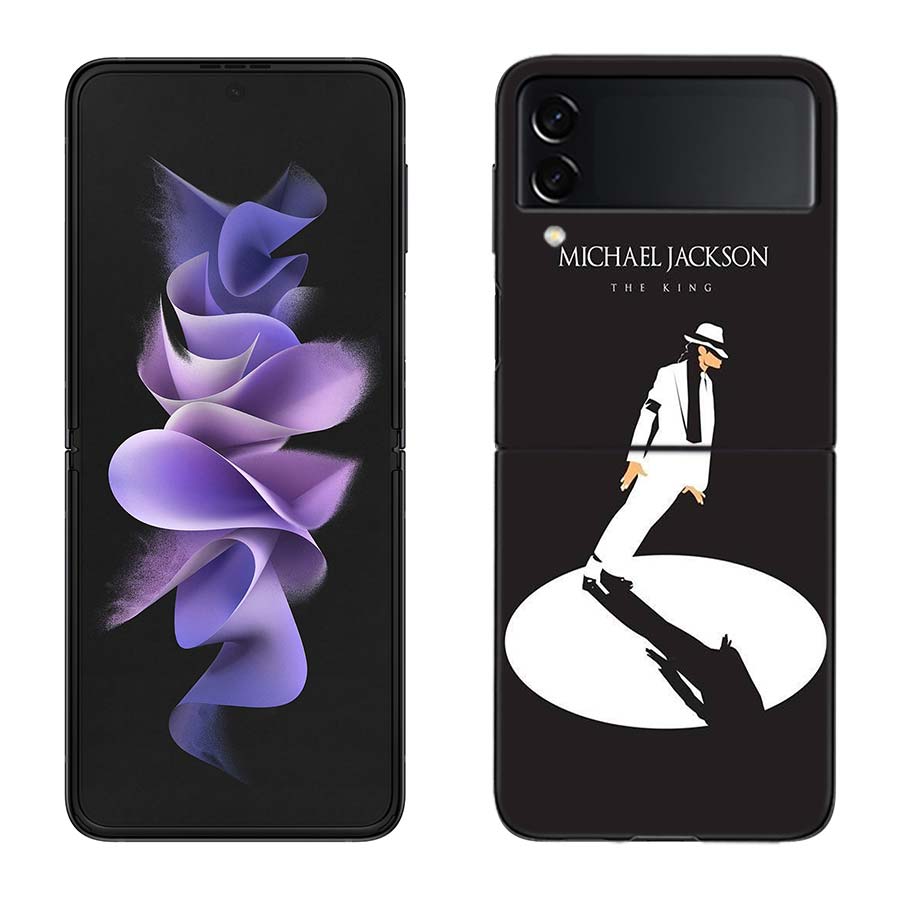 

Чехол для телефона Майкла Джексона для Samsung Galaxy Z Flip 6 5 4 3 5G Черный Жесткий Чехол Z Flip 7 Обложка Z Flip 5 Чехол Capa Fas Samsung Z Flip 5 5G