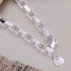 Fashion Color Silver Chain Bracelet Chain Link Women Lady Men Jewelry