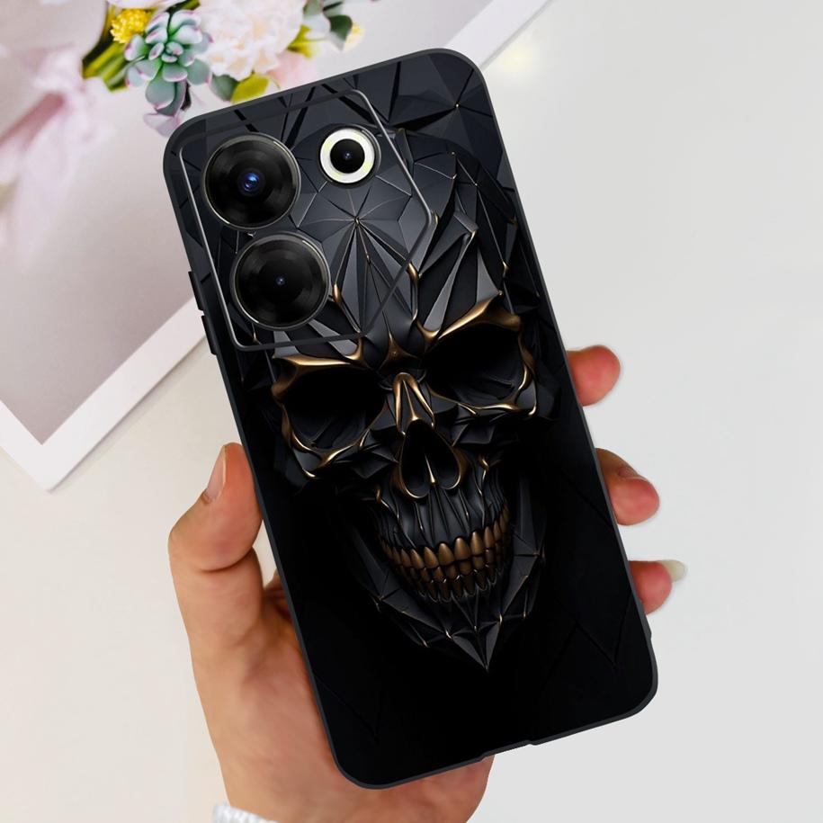 For Tecno Camon 20 Pro 5G Case Marble Cover For Tecno Camon 20 Bumper Soft Silicone Phone Cases For Camon20 Pro CK8n CK7n Fundas