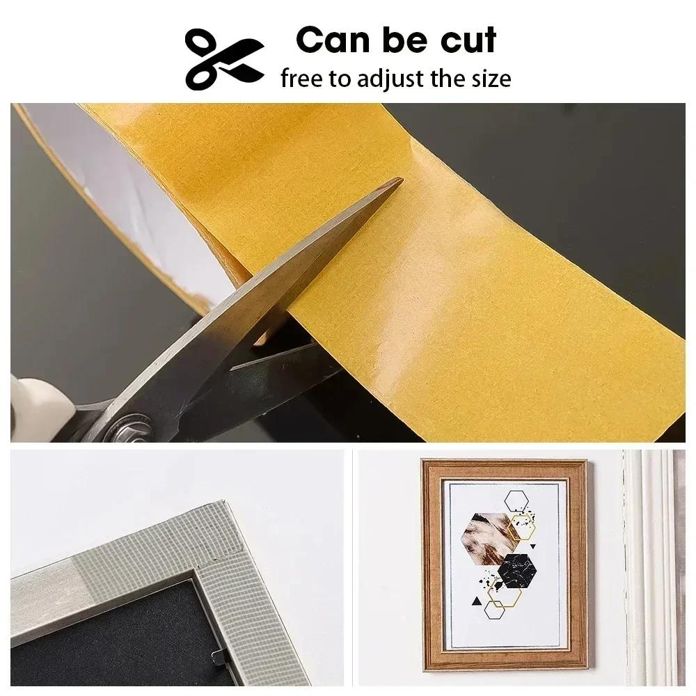 20/5M Strong Double Sided Cloth Base Tape Translucent Mesh Waterproof Super Fixation Traceless High Viscosity Carpet Adhesive