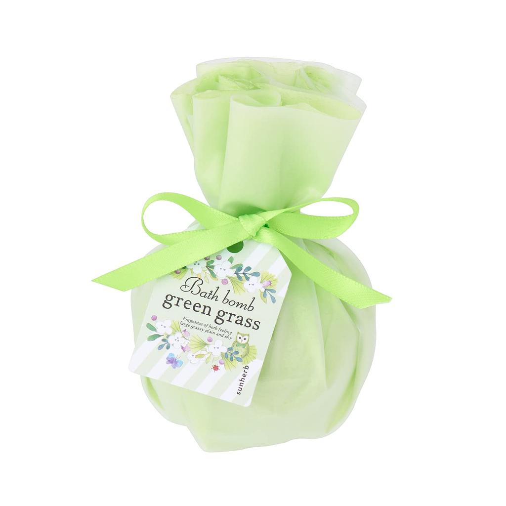 Sunherb Badebombe Grünes Gras 150g Beliebt bei Danke Willkommen Abschied Neu Weiß (Geschenk, Geschenk, Frauen, Geschenk, Party, Party, Geburtstag, Mutter's