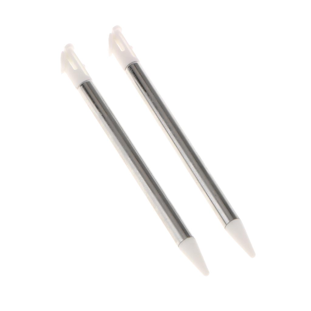Buy 2 Piece Metal Retractable Touch Screen Stylus Pen for 3DSLL Black ...