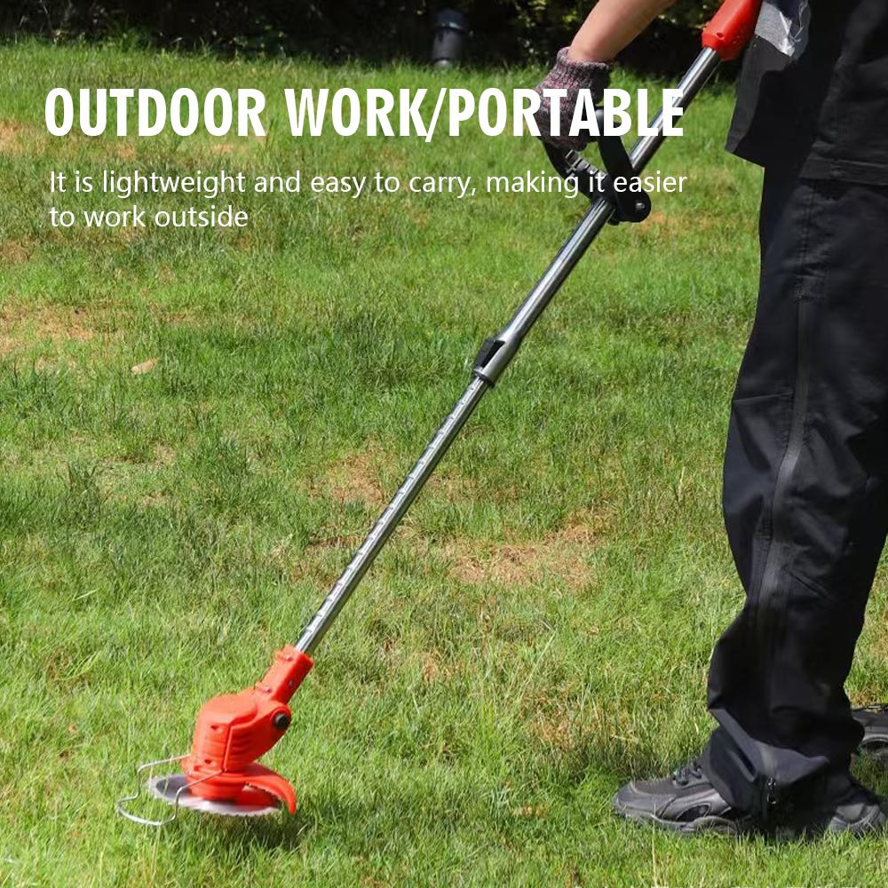 2025 New Cordless Handheld Electric Grass Trimmer Adjustable Lawn Mower Garden Tool Compatible With Makita 21V Battery